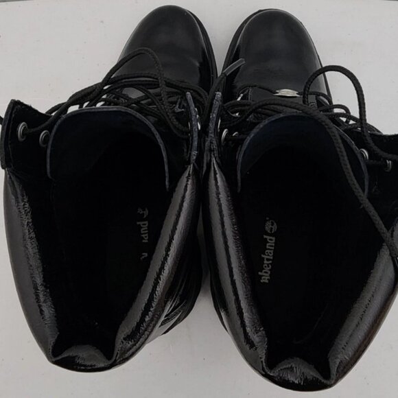 Timberland Women's Kinsley 6 Inch Waterproof Combat Boots Black  Size 6.5 NWOT - Picture 6 of 8